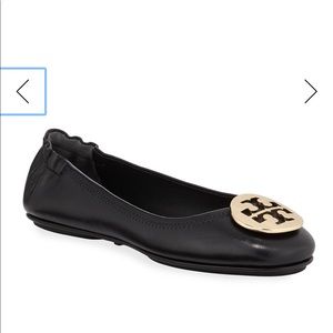 Tory Burch Ballet Reva Flat in Navy